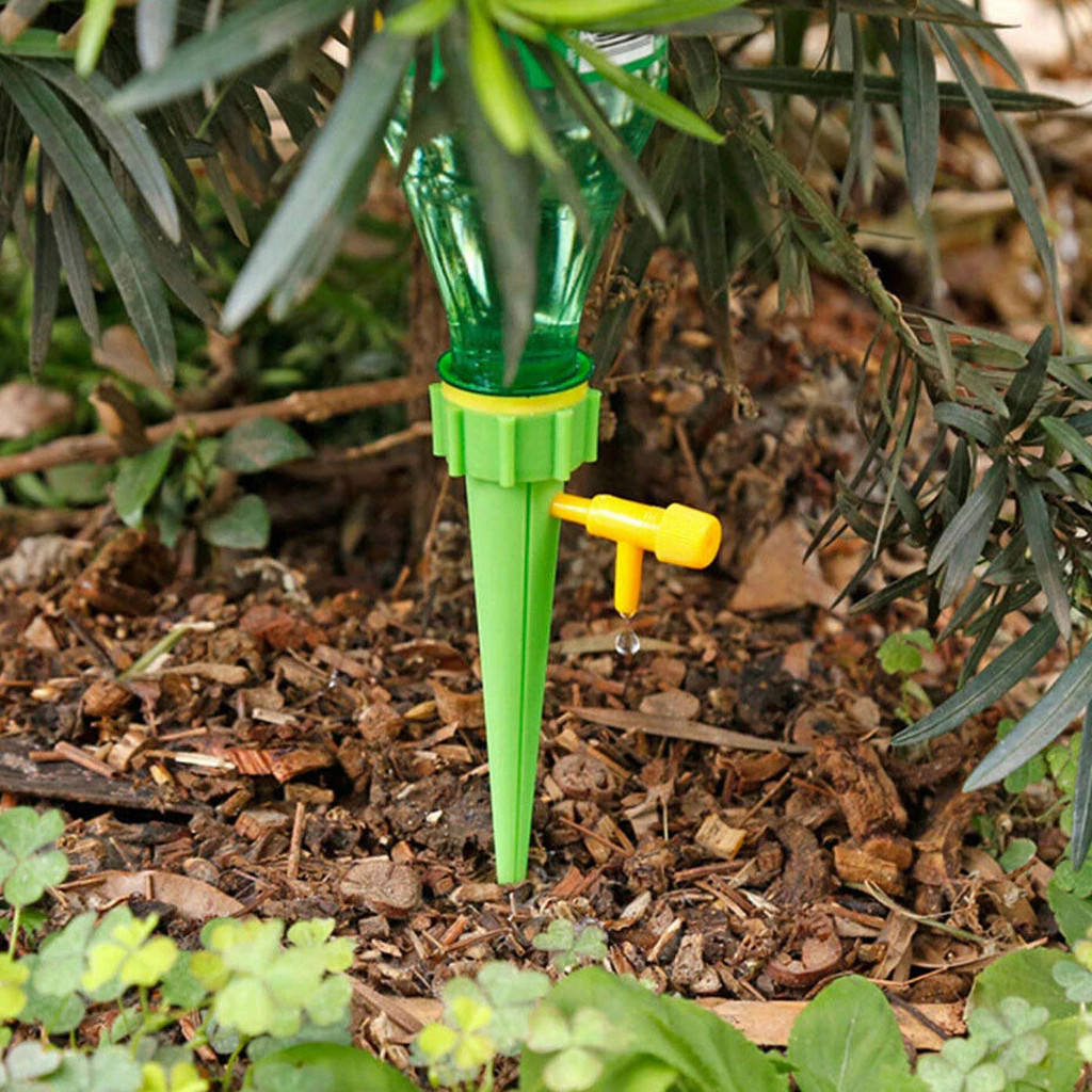 10 ชิ้น กรวยหยดน้ำอัตโนมัติ รดน้ำต้นไม้ ใช้กับขวดน้ำอัดลม ปรับระดับน้ำได้ อุปกรณ์สวน - รูปที่ 4