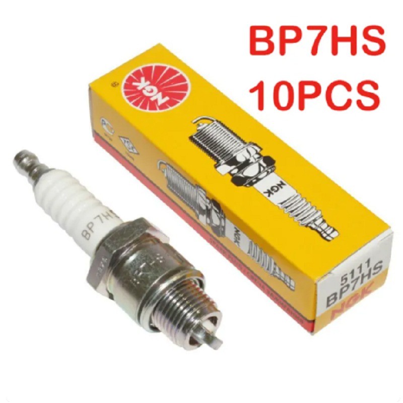 【COD】10pcs หัวเทียนNGKแท้ หัวเทียนNGK หัวเทียน C7HSA CPR7EA-9 BP7HS B8ES D8EA CR7EH-9 หัวเทียน NGK เ