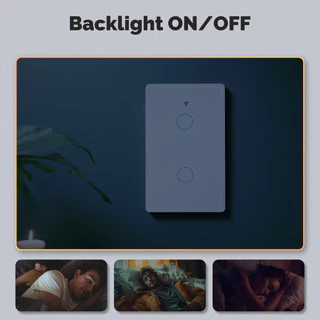MOES Tuya Matter WiFi สวิตช์ไฟอัจฉริยะ 2.5D US Verison ต้องต่อสายนิวทรอ Alexa Google Home Apple Homekit Smartthings