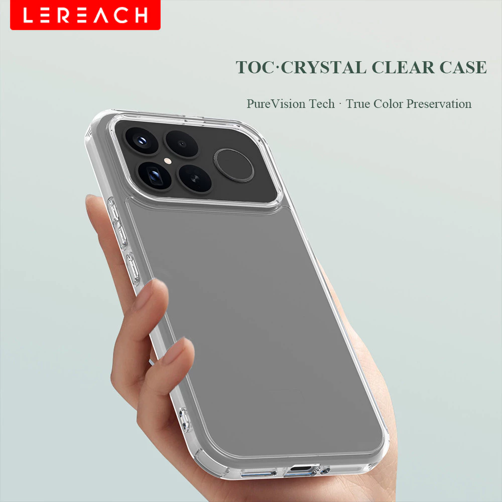 Lereach สําหรับ Poco F8 Ultra/Xiaomi Poco F8 Pro เคสโทรศัพท์ TPU + อะคริลิคกันกระแทกป้องกันฝาครอบใส