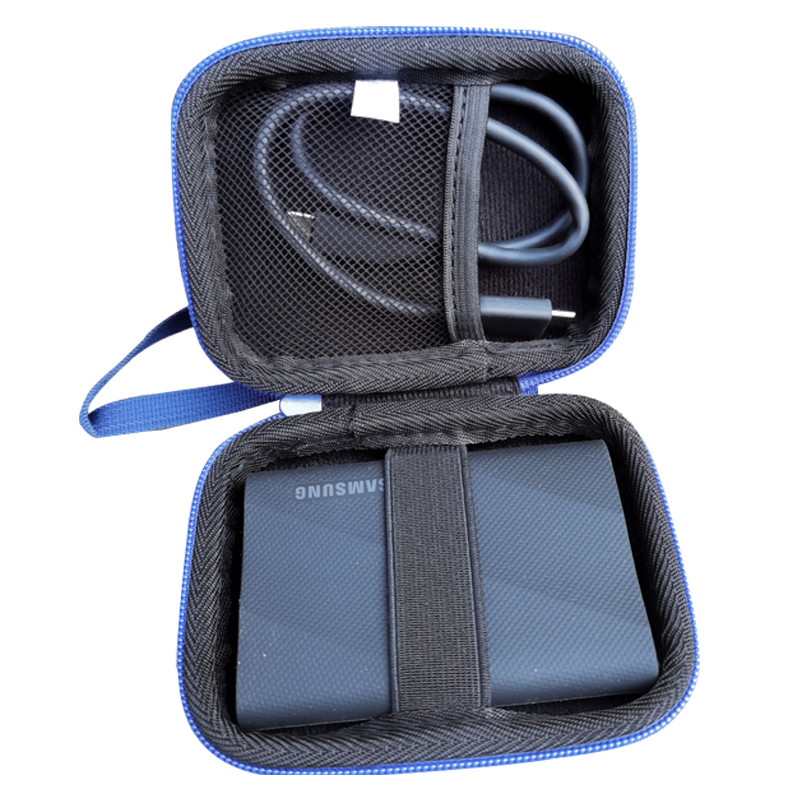 เหมาะสําหรับ Samsung T9 Mobile Solid State Drive Storage Bag T7 shield SSD ฮาร์ดไดรฟ์ Mini Hard Shel