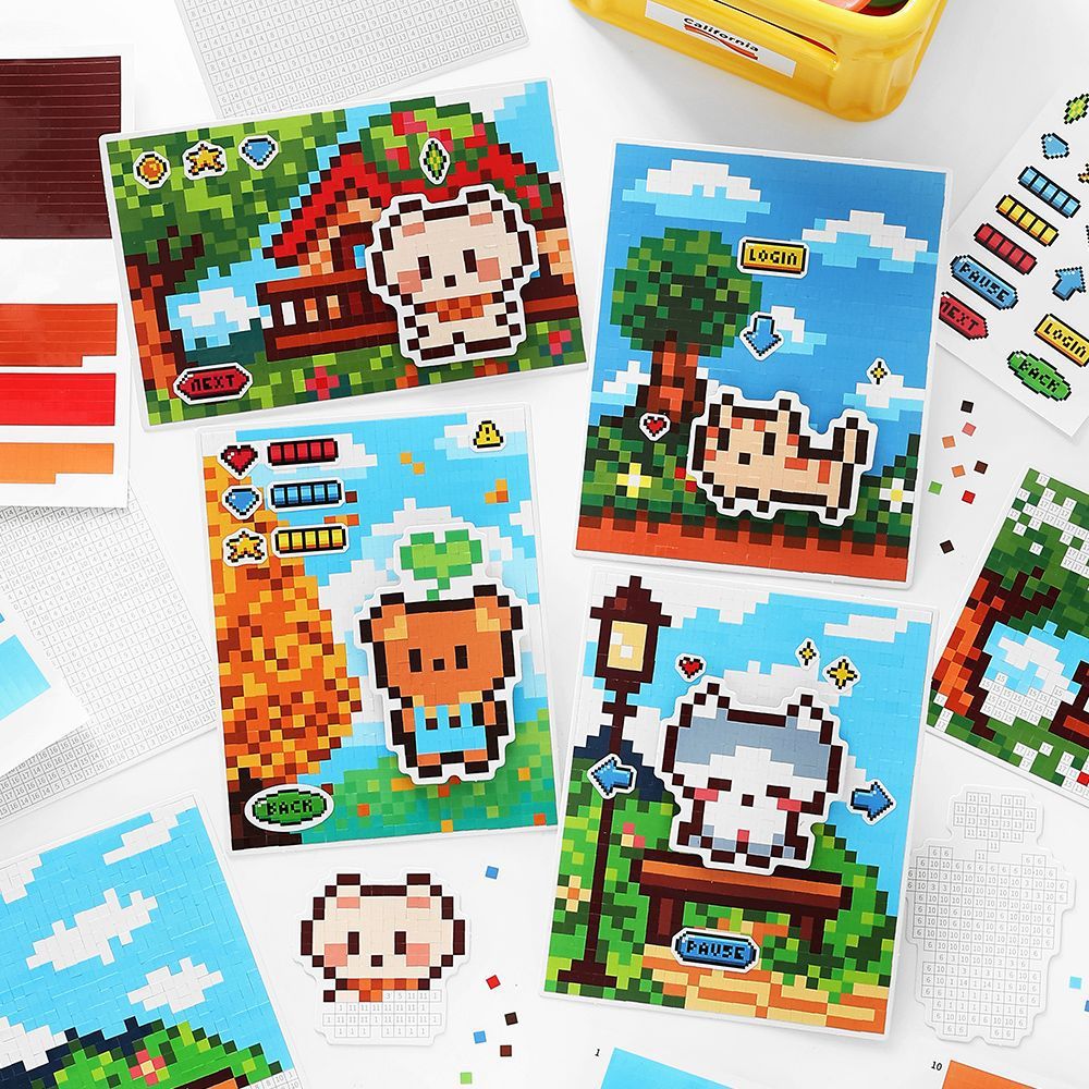 ไดลี่|6 ชิ้นลงใน Doudou หกสติกเกอร์ Bullet สนุก Doudou Handmade diy Doudou วัสดุสติกเกอร์หนังสือ Dou