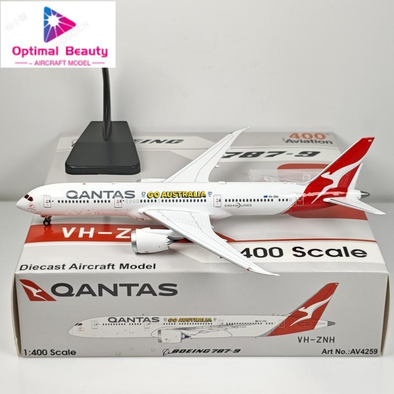 การบิน 1: 400 สายการบินออสเตรเลีย B787-9 VH-ZNH VH-ZND VH-ZNJ รุ่นโลหะผสม