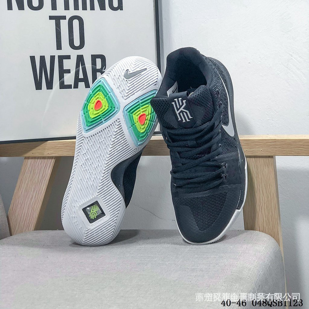 Nike/Kyrie3 Irving รองเท้าผ้าใบบาสเก็ตบอลบุนวม Kyrie 3 รุ่นที่สาม