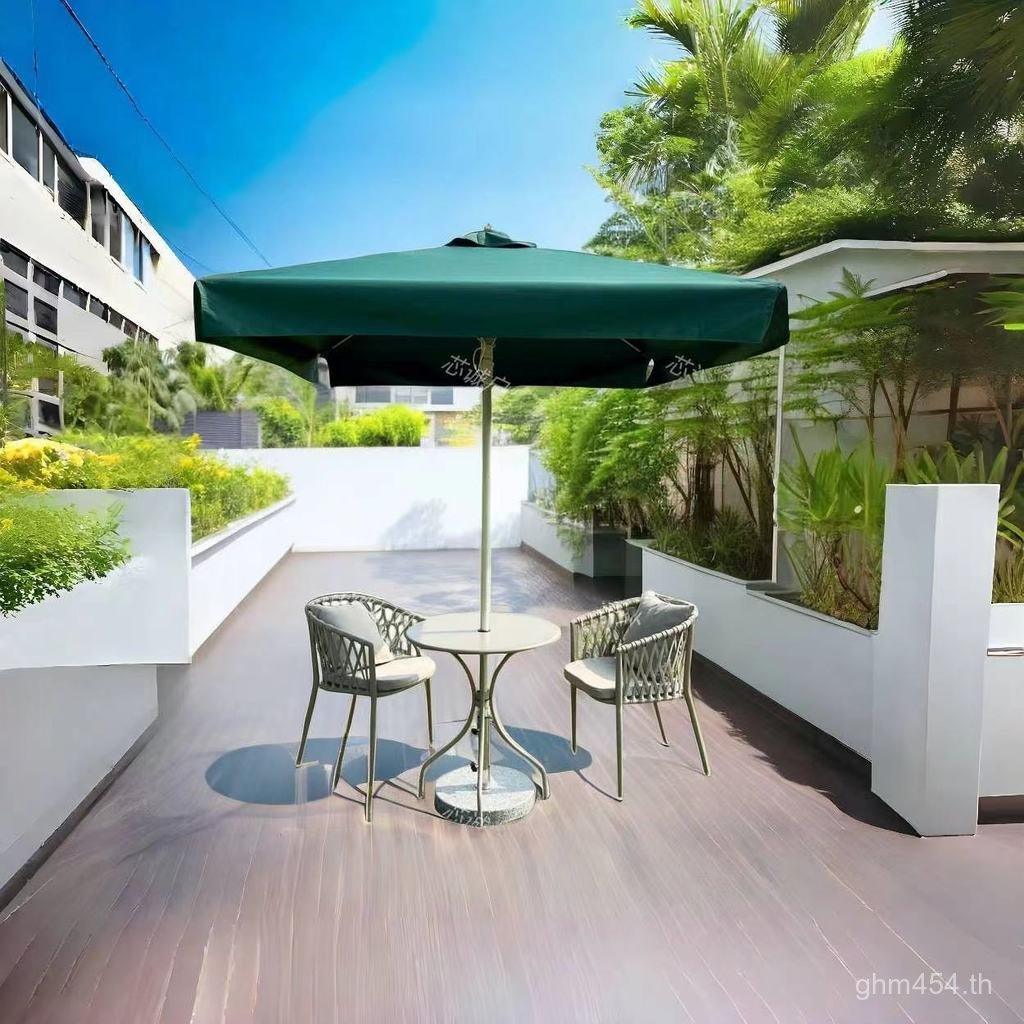 Mifang ร่มป้องกันแสงแดดแบบอลูมิเนียม ขนาดใหญ่สำหรับระเบียงหรือสวน