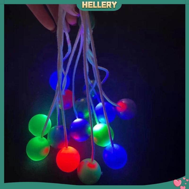 [HelleryTH] Swing Bump Ball On A String with Light Sensory Toy Hand Swing Rope Ball Toy for Outdoor
