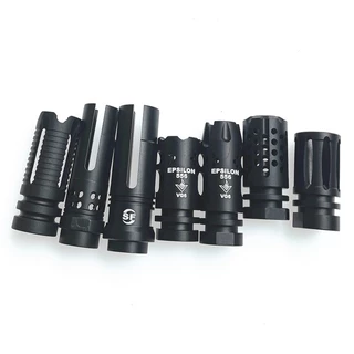 Jinming 9th Generation 10th Generation Fine Strike SLR หมวกไฟโลหะ 14 มม.ย้อนกลับฟัน Fire VG6 ชี้ SMC Ghost Fire หมวก