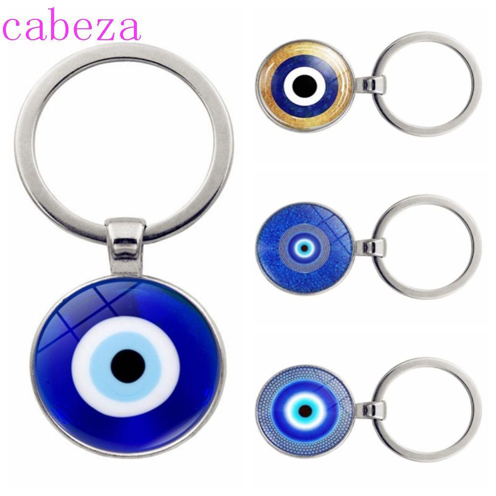 CABEZA Evil Eye พวงกุญแจ, อินเทรนด์ตุรกี Blue Evil Eye จี้, Evil Eye พวงกุญแจลูกปัดสีฟ้า Evil Eye Lu
