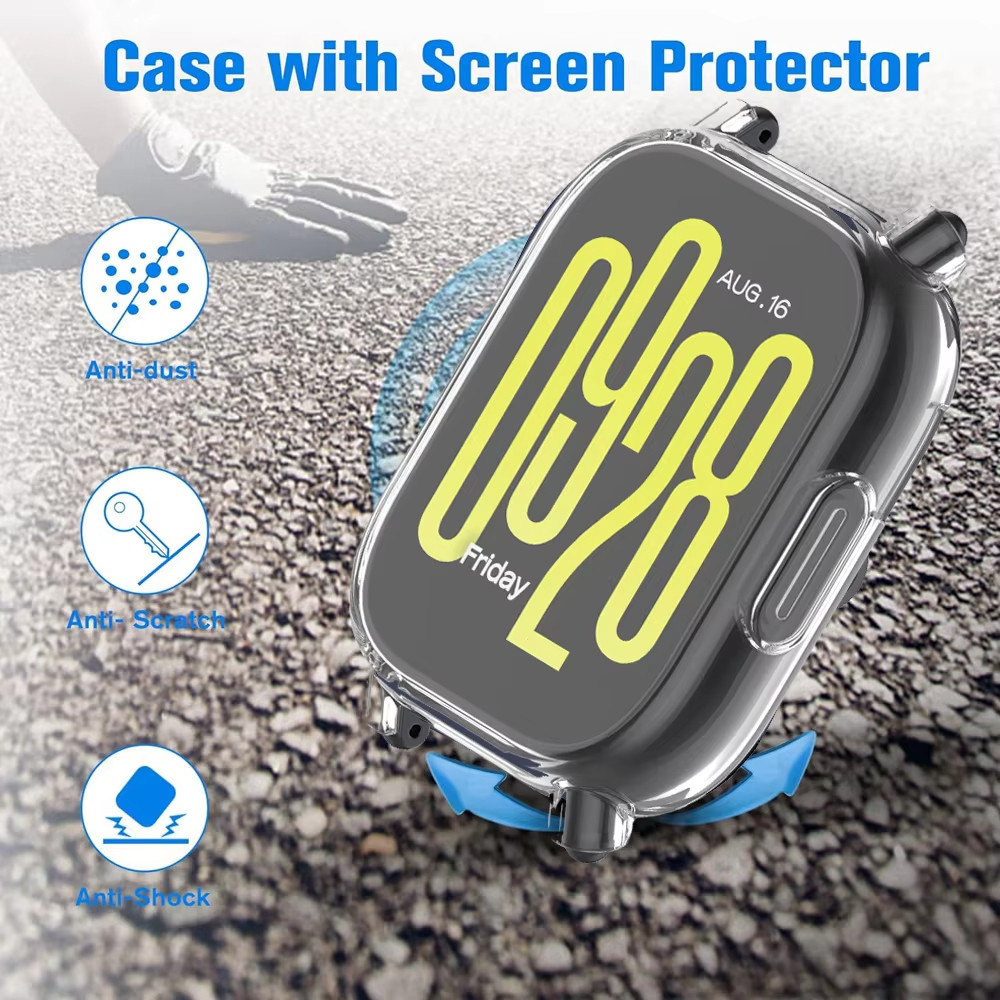 【สาย+เคส】กรณี TPU สายลูป Milanese for Redmi Watch 5 Active / 5 Lite ป้องกัน Gores ป้องกันหน้าจอ แถบสแตนเลสโลหะ 22 มม - รูปที่ 2