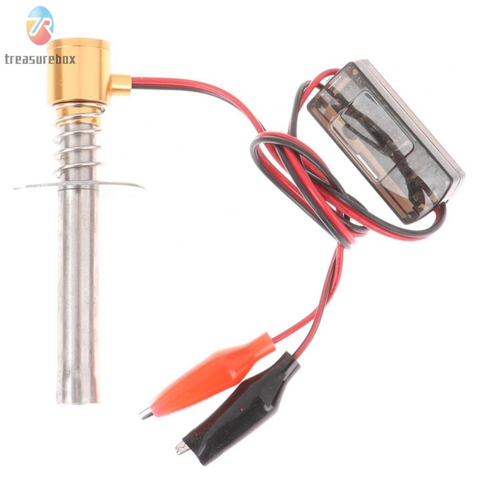 RC Glow Igniter กําจัดเครื่องชาร์จแยกทํางานร่วมกับแบตเตอรี่ 6V-24V