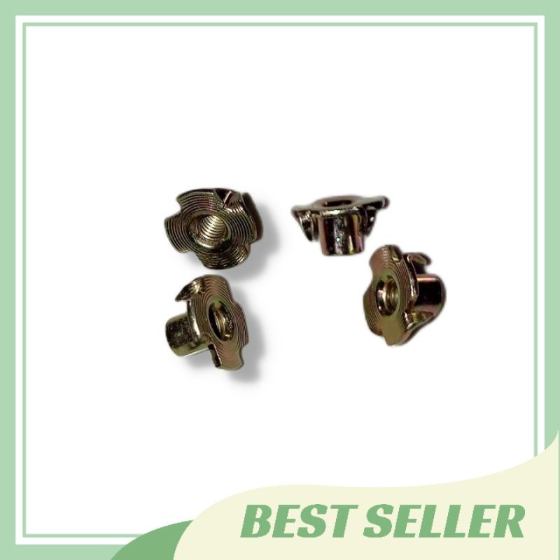 (10 ชิ้น) 8 มม. CLAW NUT / T NUT TEE NUT M8 PITCH 1.25 - พืชไม้ NUT