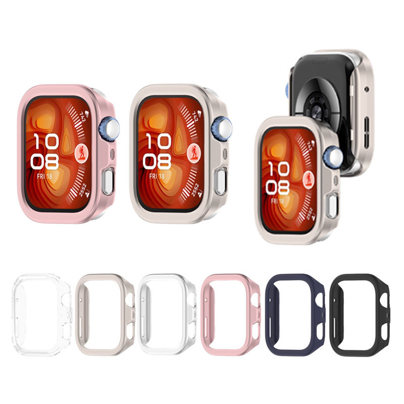สําหรับ Huawei watch Fit 4 Fit4 pro PC Case Case Cover กรอบกันชนป้องกัน