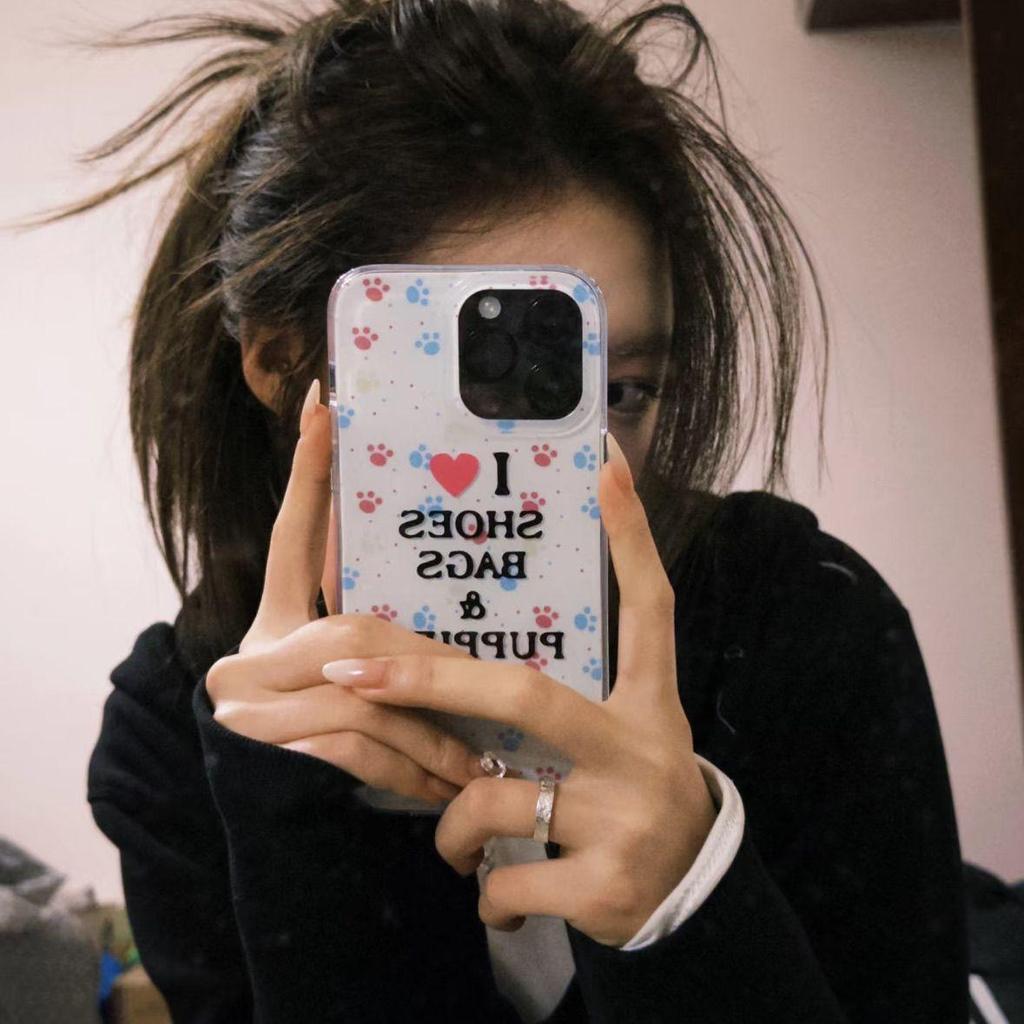 เคสโทรศัพท์มือถือ IMD ภาษาอังกฤษ iphone16/15promax สองชั้น 14pro13/12/XR ป้องกันการตก XSmax เคสแข็ง 