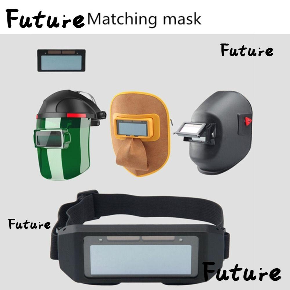 FUTURE Auto Darkening หน้ากากเชื่อม, แผง LCD Eyes Protector, แบบพกพาที่มีสีสัน Anti-Eyes Shield Gogg