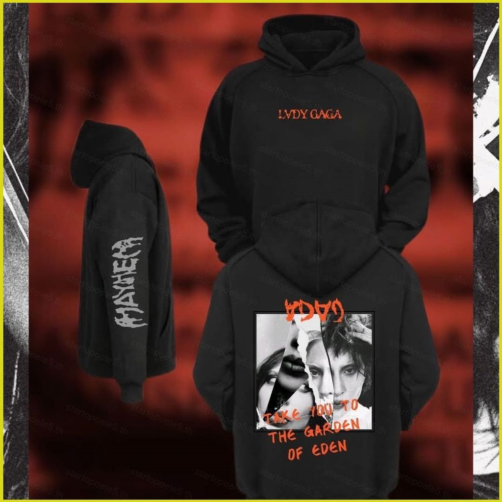 Lady Gaga MAYHEM Hoodie ใหม่สำหรับอัลบั้ม แบบ Unisex แขนยาว