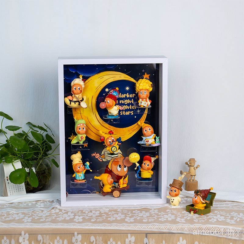 Little Savage Hollow 7POPMART รูป Series กรอบป้องกันฝุ่น Bubble Mart Star Storage กรอบรูป Series พร้