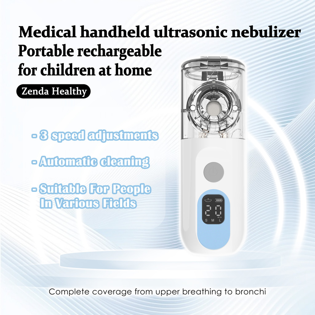 Zenda Medical Handheld Ultrasonic Atomizer ในครัวเรือนเด็กชาร์จแบบพกพา