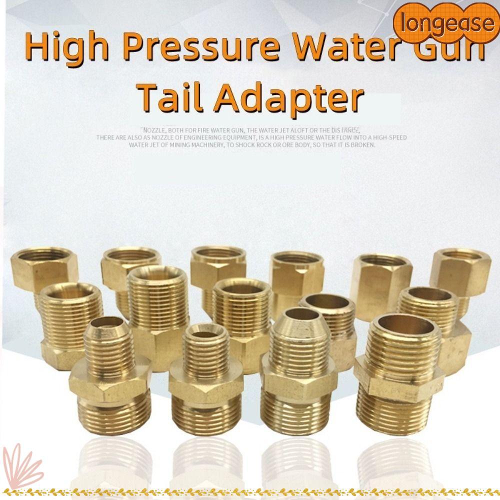 LONGE 1 ชิ้นท่อเชื่อมต่อ, 3/8" 1/4 "M14 M18 M22 ด้ายท่อข้อต่อชายหญิงอะแดปเตอร์, ท่อ Barb F/M ทองเหลือง Transitional ข้อต่อสําหรับแรงดันสูงเครื่องซักผ้าไฟฉาย