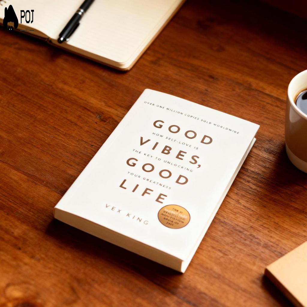 Good Vibes Good Life By Vex King Book ฉบับภาษาอังกฤษ คู่มือช่วยเหลือตนเองสร้างแรงบันดาลใจและที่อยู่อ