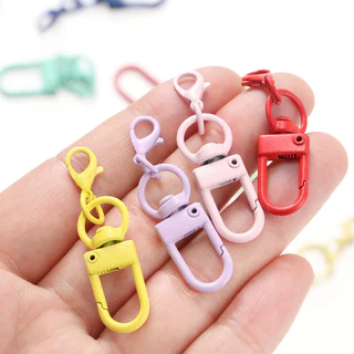 St.kunkka 5ชิ้น นทาสีโลหะผสมประตู ตะขอก้ามปูสีลูกกวาดตะขอรูปตัวยู DIY เครื ่ องประดับทําสร ้ อยคอสร ้ อยข ้ อมือ