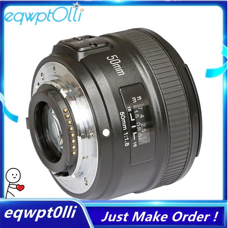 ^eQQ^YONGNUO สําหรับ F Mount F1.8N YN50mm F1.8 เลนส์สําหรับ D810, D800, D750,D7100, D7200,D7000 D310
