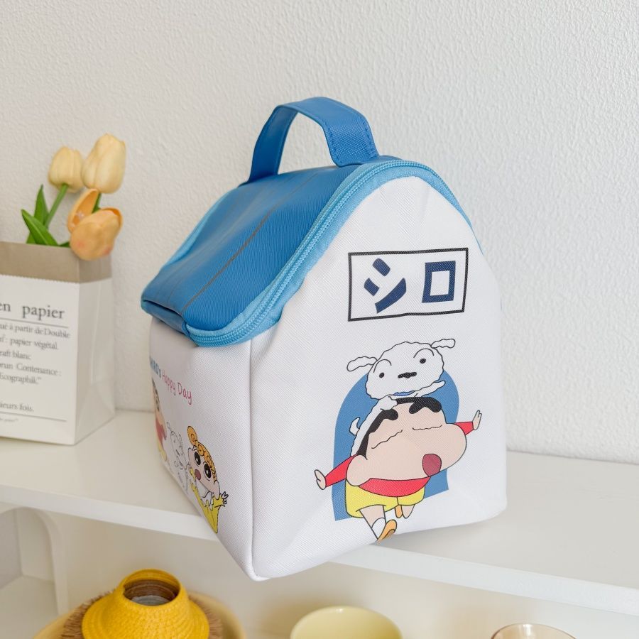 [ข้อเสนอพิเศษ] Influencer Creative Xiaoxin Xiaobai การ์ตูน House Shape กระเป๋าเครื่องสําอางกระเป๋าเก็บความจุขนาดใหญ่กระเป๋าเก็บแป้งกันน้ําแฟชั่นอินเทรนด์วันหยุด