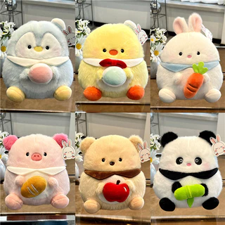 COD NEW ตุ๊กตา ของเล่นตุ๊กตาน่ารัก (หมู, หมี, กระต่าย, เจี๊ยบ)นุ่มนิ่มสุดๆ ตุ๊กตาโยนหมอน ของขวัญสำหรับเด็ก