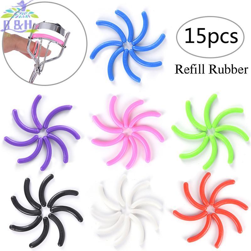 B&H Nov 15 ชิ้นเติมแผ่นยาง Make Up เครื่องมือเปลี่ยน Eyelash Curler วงกลมเครื่องมือ Hot {vn}