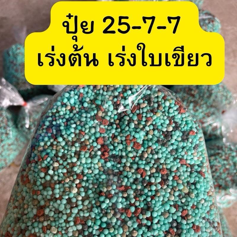 ปุ๋ยสูตร 25-7-7 เร่งต้น เร่งใบเขียว