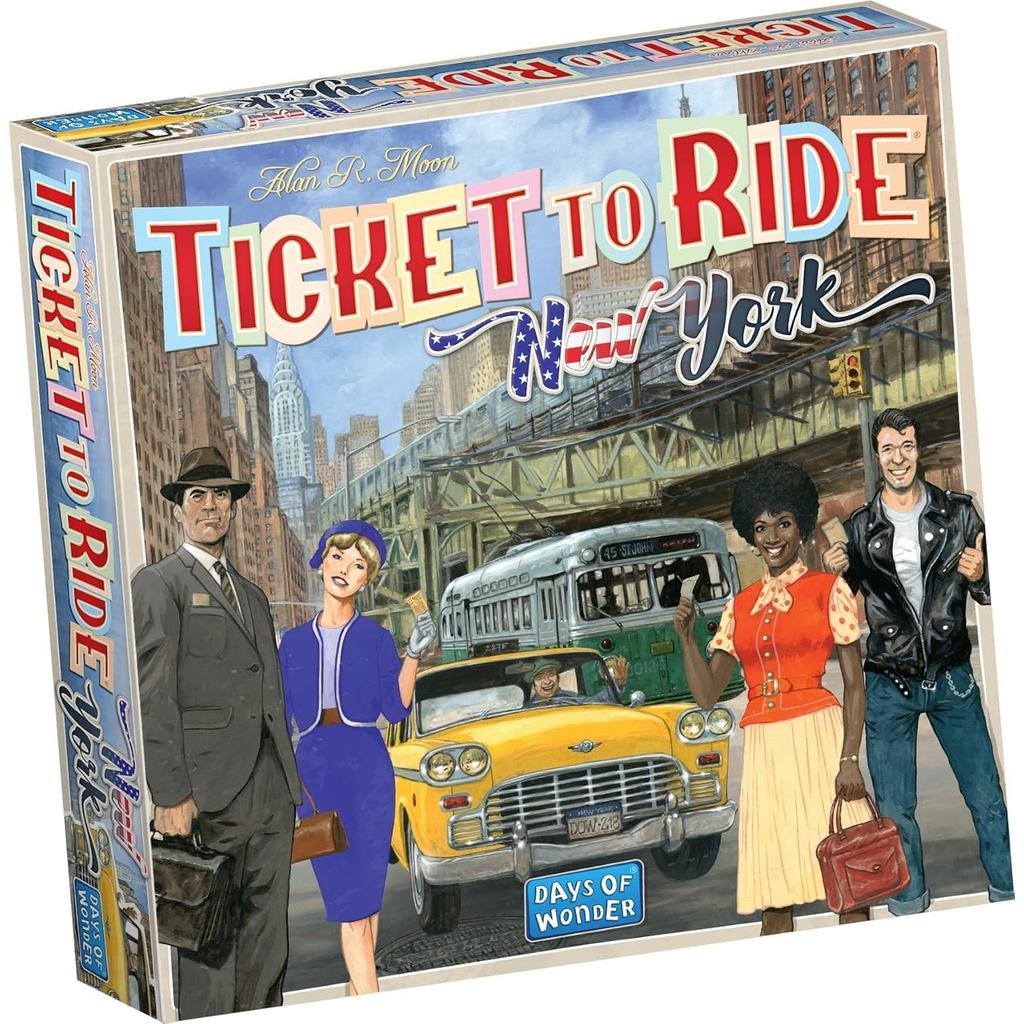 Asmodee Ticket to Ride – เกมกระดานวางแผนเส้นทางรถไฟสำหรับครอบครัว อายุ 8+ ผู้เล่น 2-4 คน เล่นได้ภายใ