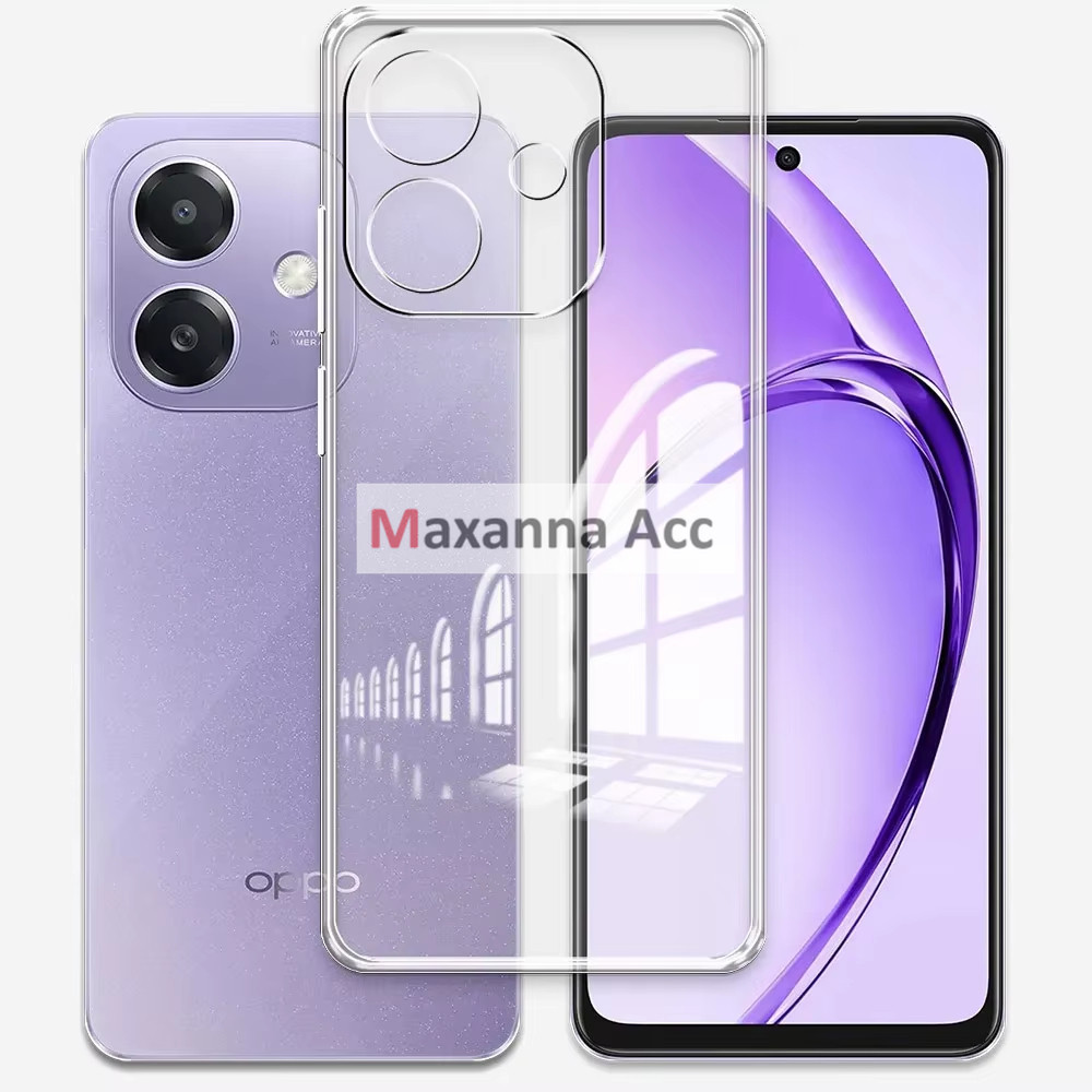 [MAXNA] [ CLEAR CASE OPPO A3X / A5i ] PREMIUM CLEAR CASE TRANSPARENT TPU 2.00 MM SOFT CASE CLEAR OPP