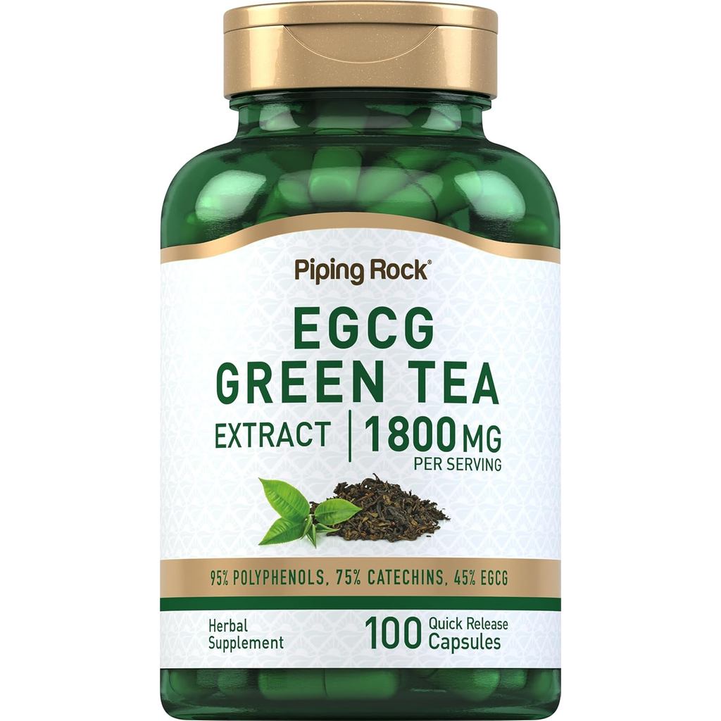 EGCG / Green Tea Standardized Extract 1,800 mg. |per serving| (100แคปซูล) ชาเขียว