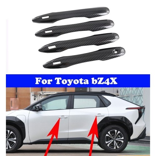 4 Car door handle decorative cover For Toyota bZ4X 2023-2024-2025