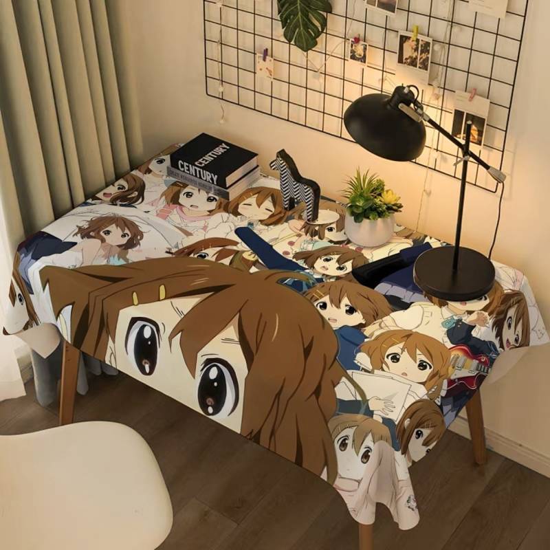 【Ready Stock】 Two-Dimensional Stitching Tablecloth Ins Style Hatsune Future Lonely Rock Cartoon Cute