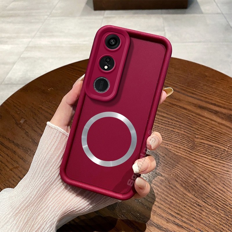 เคสสําหรับ OPPO A80 A3 Pro K12X CPH2639 CPH2667 PKD130 ซิลิโคนอ่อนนุ่มสีแม่เหล็กปกหลัง OPPO A3 Pro