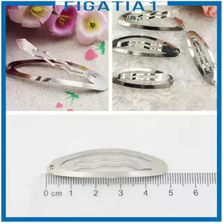 กิ๊บติดผมโลหะสีเงิน หนา ขนาดหลากหลาย สำหรับทำ DIY โบว์และตกแต่งผม 50 ชิ้น