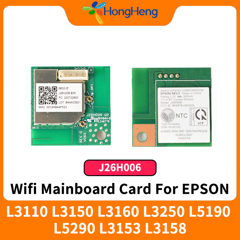 Wifi เมนบอร์ดการ์ดสําหรับ EPSON L3110 L3150 L3160 L3250 L5190 L5290 L3153 L3158 J26H006 Wifi การ์ดไร