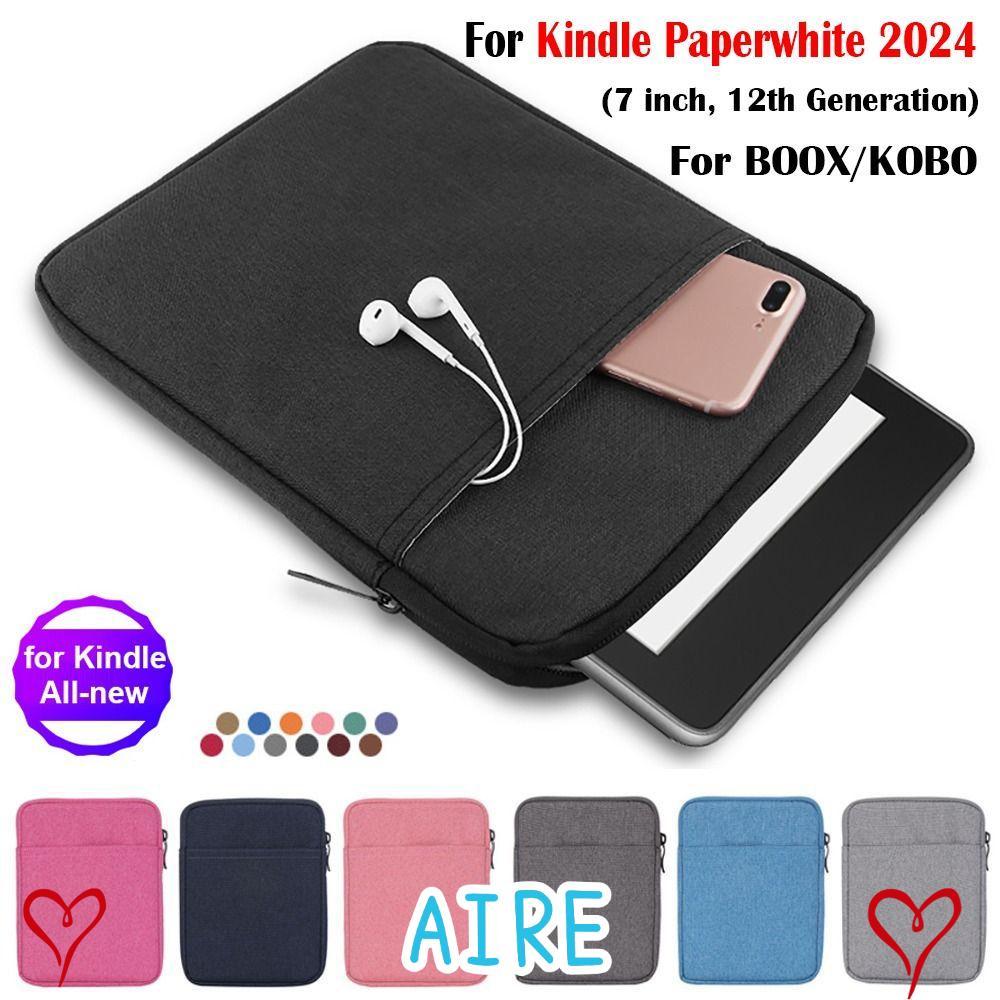 AIRE 6-7 นิ้ว e-Reader Sleeve, 12th Generation สวมใส่ SA568B กระเป๋า,แบบพกพากันกระแทก Anti Scratch C