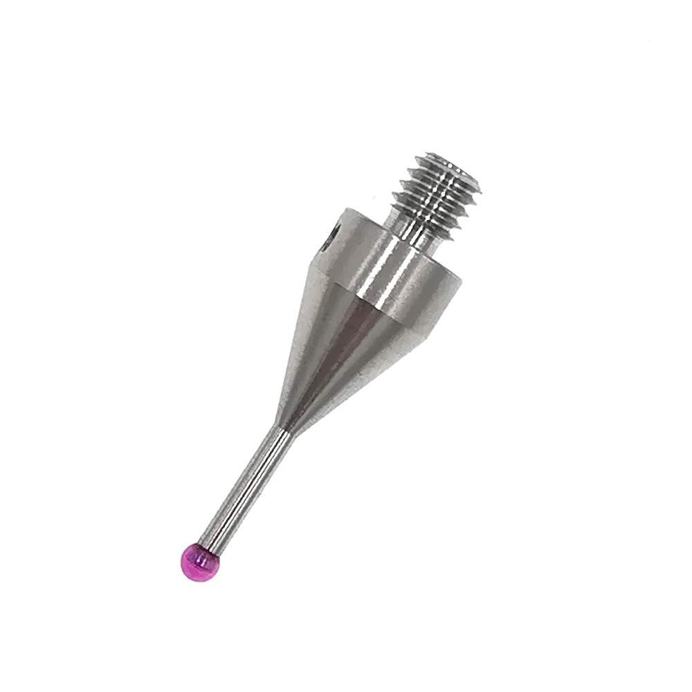 Cmm Touch Probe Stylus 2mm Ruby Ball เคล็ดลับ M4 ด้าย Shank 20 มม.ยาว A-5000-7547