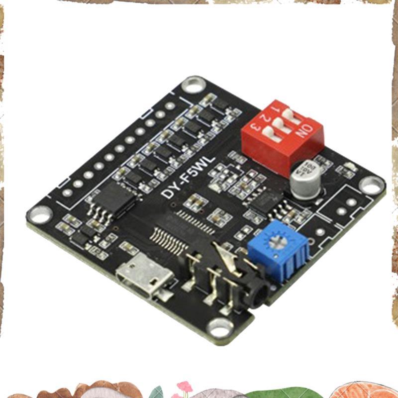 DY-F5WL 5W MP3 Player โมดูลควบคุมสนับสนุน Micro-SD การ์ด MP3 เครื่องเล่นเพลงสําหรับ