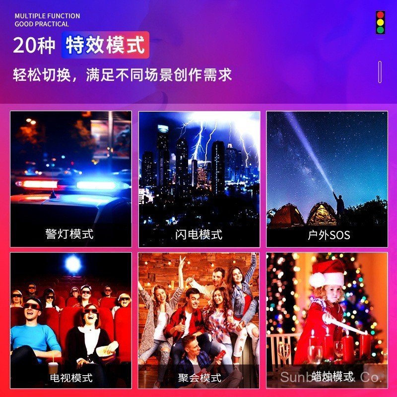 ผู้ผลิตขายส่ง W140RGB W160C เติมแสงโทรศัพท์มือถือถ่ายภาพสดไฟ LED การถ่ายภาพกระเป๋า