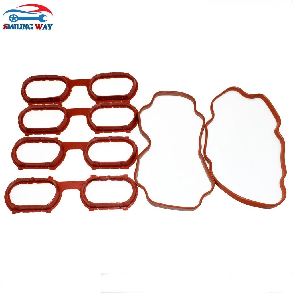 SMILING WAY # ไอดีเครื่องยนต์ Manifold ฝาครอบปะเก็นซีลสําหรับ BMW 530i 540i 740iL 840Ci X5 Z8 OE # 1