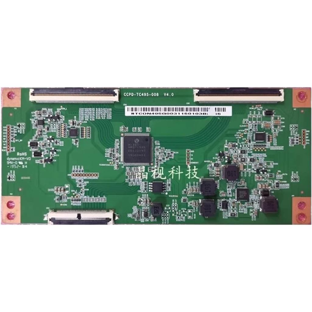 Logic Board CCPD TC495-008 V4.0,ใช้งานร่วมกับ 50 นิ้ว T-con Board CC500PV7D VIZIO M5006-J01 V505-J01