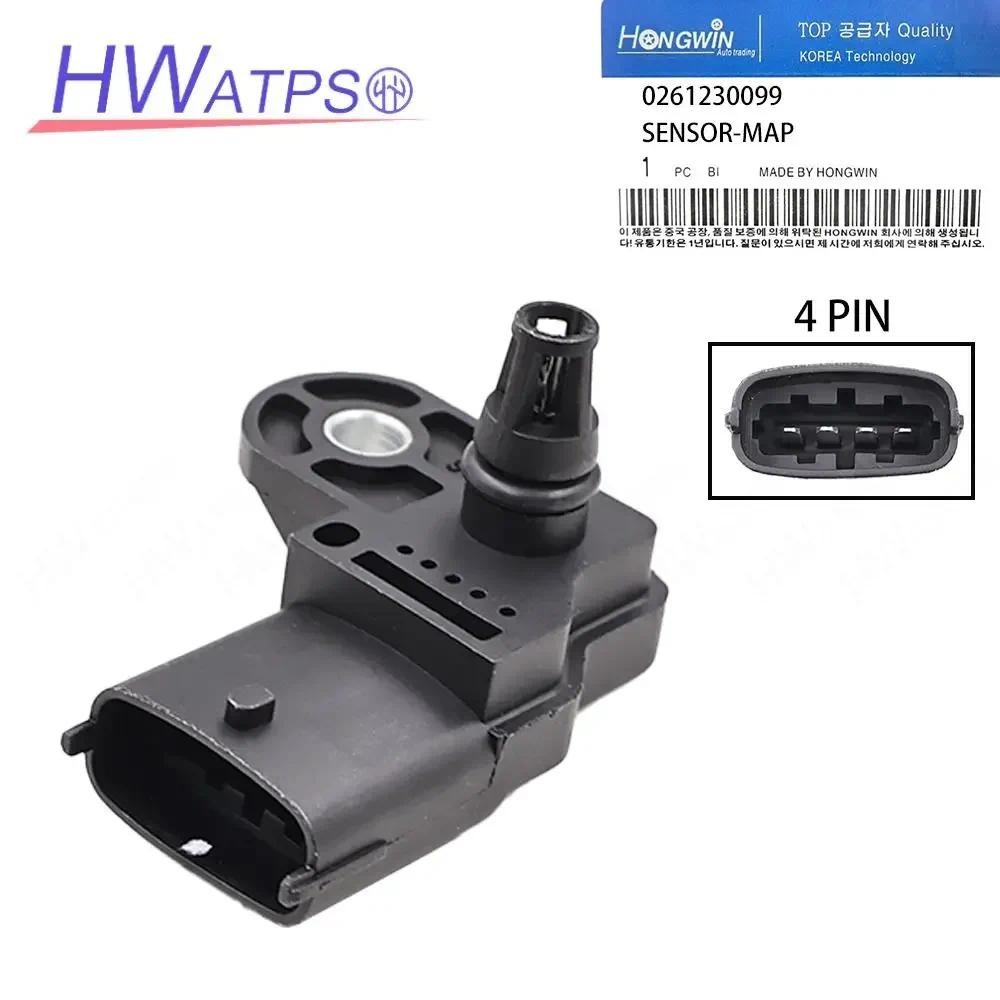 0261230099 เซ็นเซอร์แผนที่สปริง Lpg เซ็นเซอร์แผนที่สําหรับ Bosch Iveco Dachai Vw Platte 2001- สําหรั