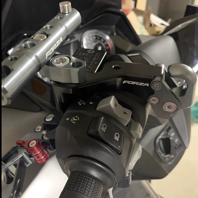 ฮอนด้า ฟอร์ซา 350 250 300 ฟอร์ซา 750 ฟอร์ซา 350 NSS350 ซีเอ็นซี อลูมิเนียมตะขอรถจักรยานยนต์ถุงเก็บหมวกกันน็อคตะขอตะขอโครเชต์แขวนก้านต่อ - รูปที่ 5