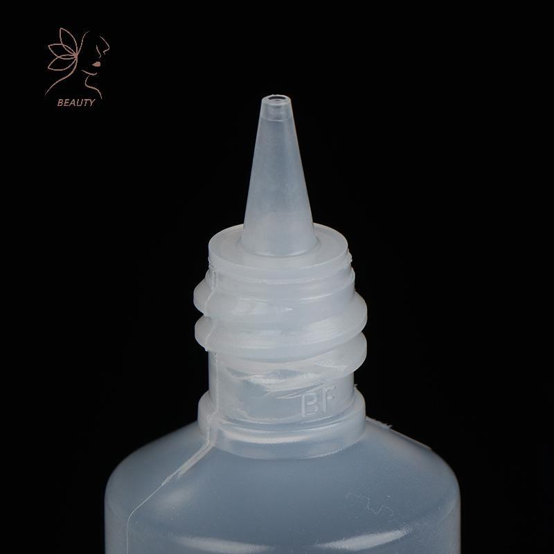 [maybeauty] 10/15/30/50ml ขวดหยดพลาสติกเติมขวดของเหลว 5 ชิ้นขวดเปล่ายาวปากการูปร่างขวดสําหรับหมึกเม็ดสีคอนเทนเนอร์ {TH} - รูปที่ 4