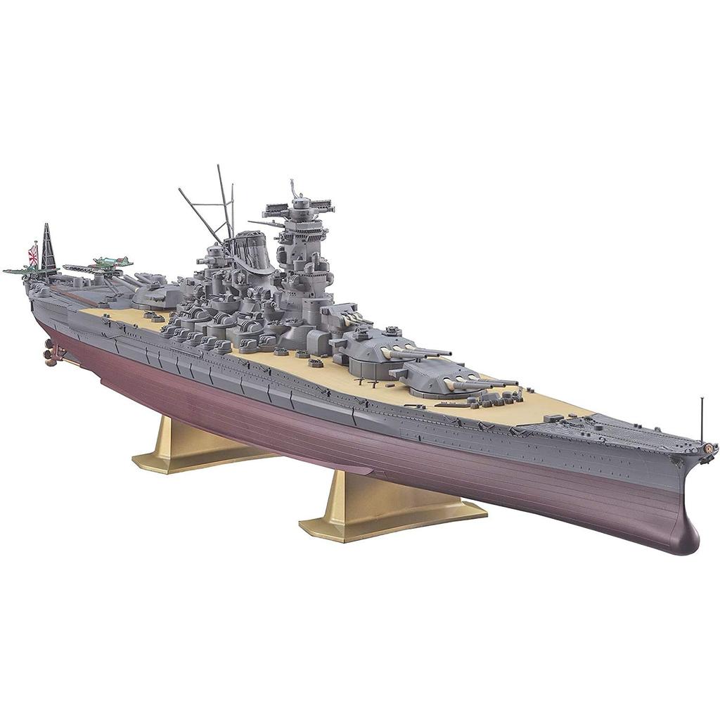 Hasegawa 1450 เรือรบกองทัพเรือญี่ปุ่น Yamato Plastic Model Z01
