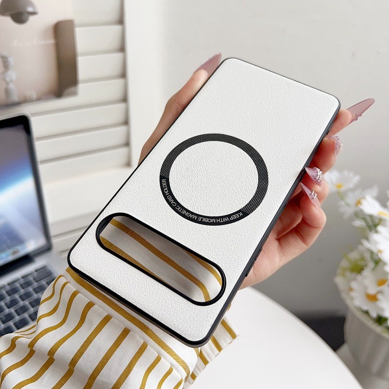 สําหรับ Sony Xperia 10 VII Xperia10VII กรณีหนัง PU Matte PC Hard แม่เหล็กฝาครอบโทรศัพท์สําหรับ Sony 