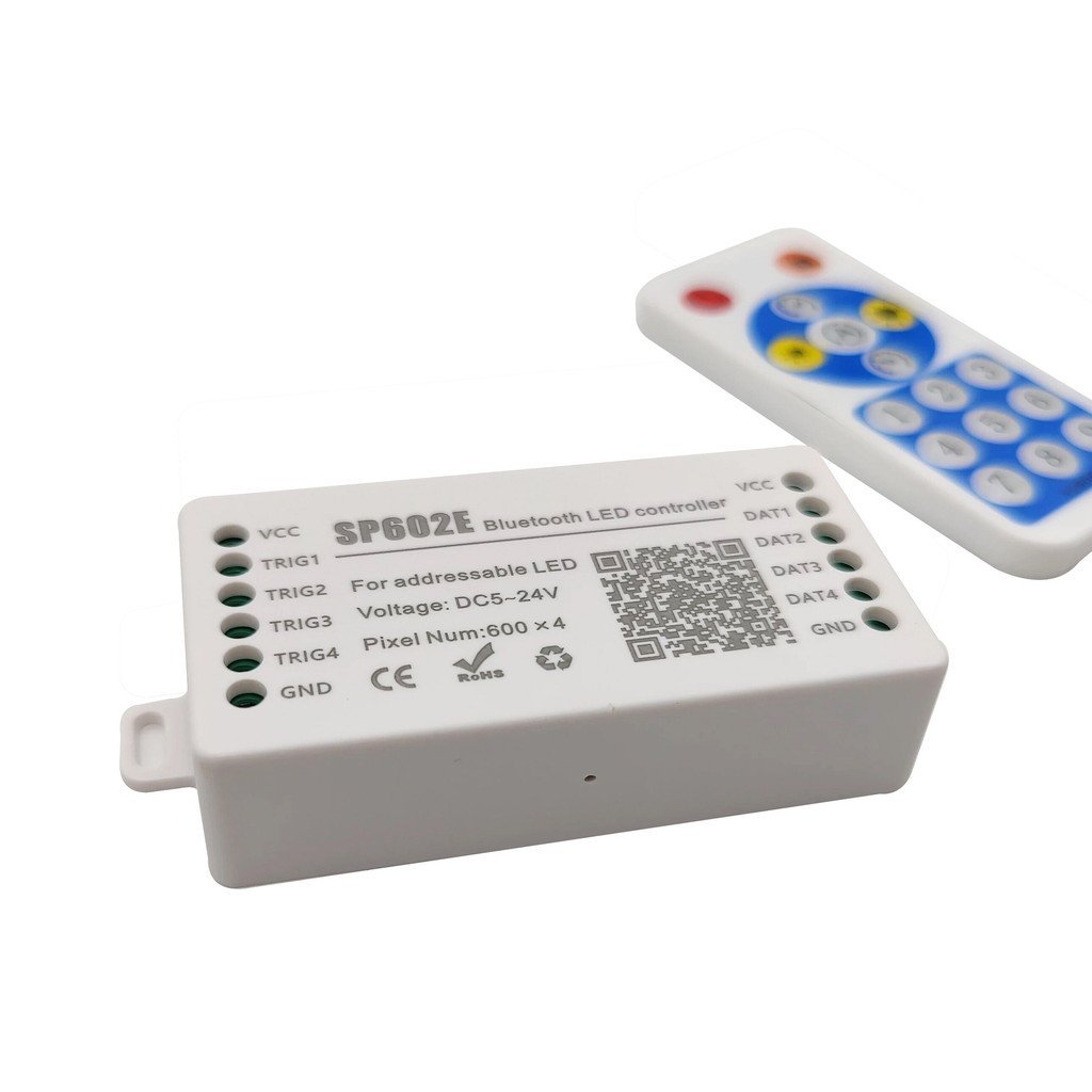 Xilai Light SP602E ตัวควบคุมเอาต์พุต 4 ช่อง Phantom Light Strip โทรศัพท์มือถือ APP Controller DC5-24