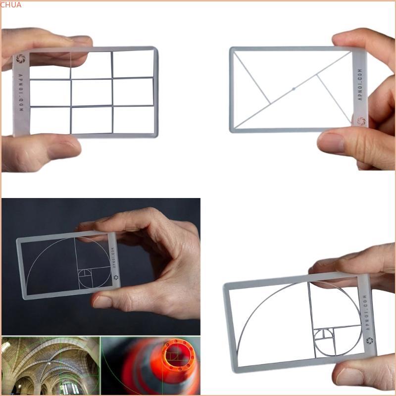 Chua Golden Ratio Viewer เครื่องมือองค์ประกอบ Rule of Thirds องค์ประกอบ Viewer Finder สําหรับการถ่าย